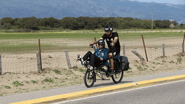 jeune handicapé nour affronte les routes corse