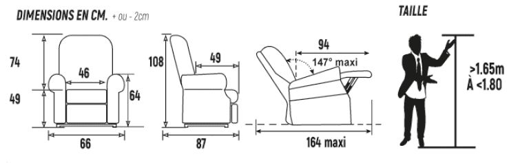 2306-dimensions-taille-formentera-1-moteur.