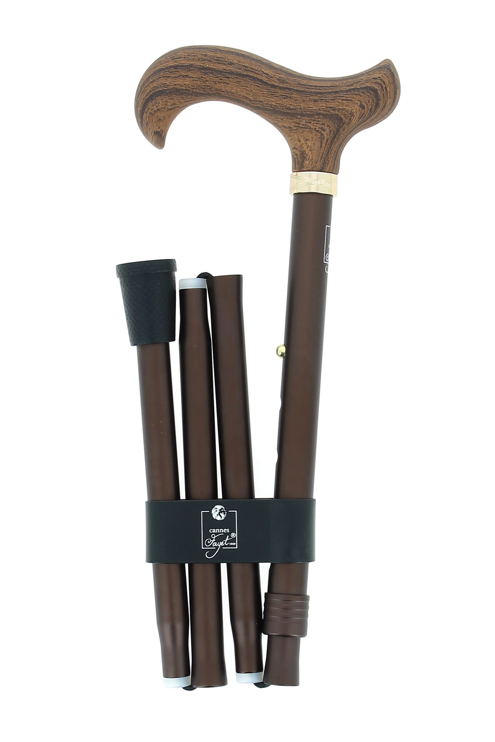 Canne pliante femme FAYET 2009, élégante et réglable.