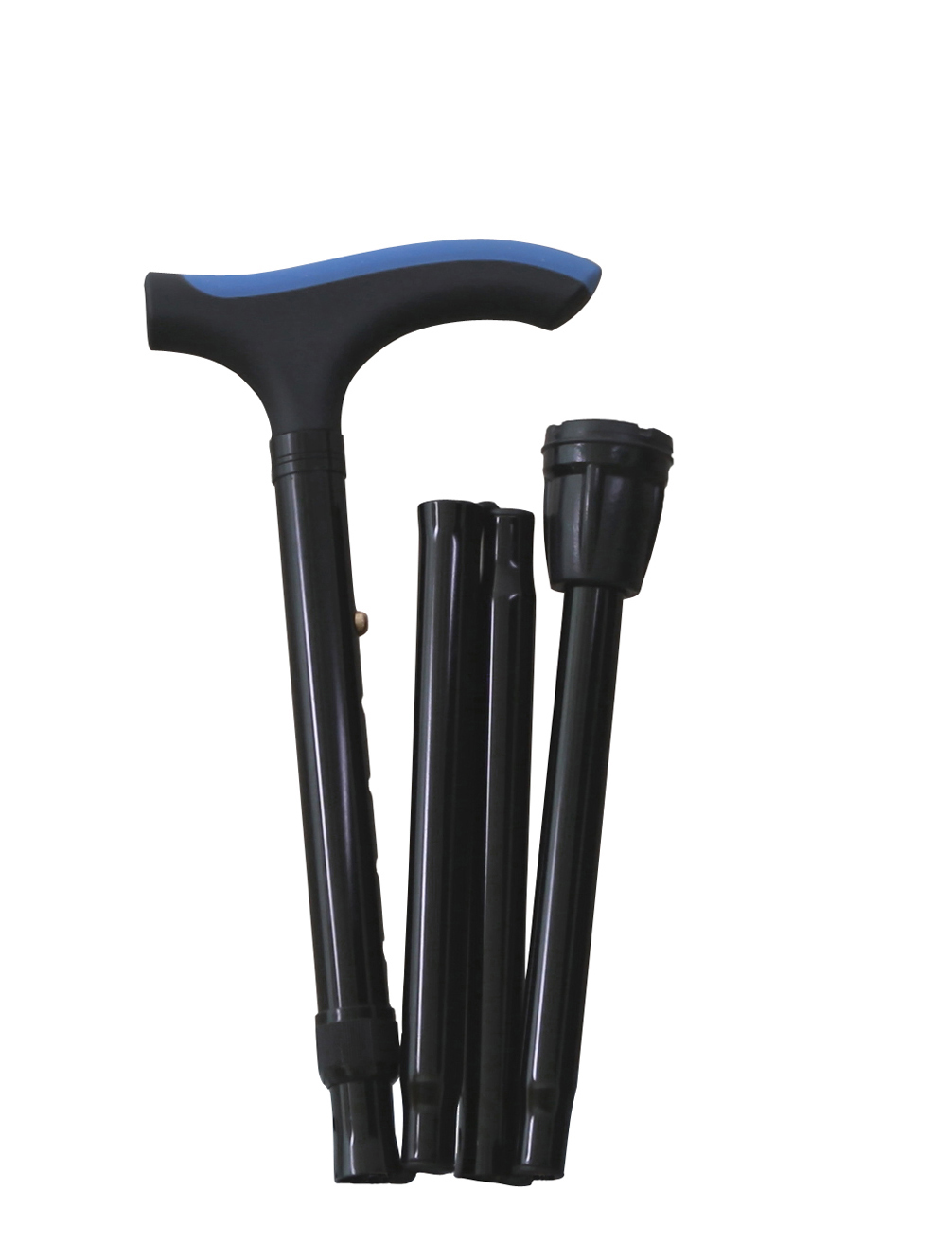 Canne pliante réglable ADVANCE avec poignée bi‑matière.