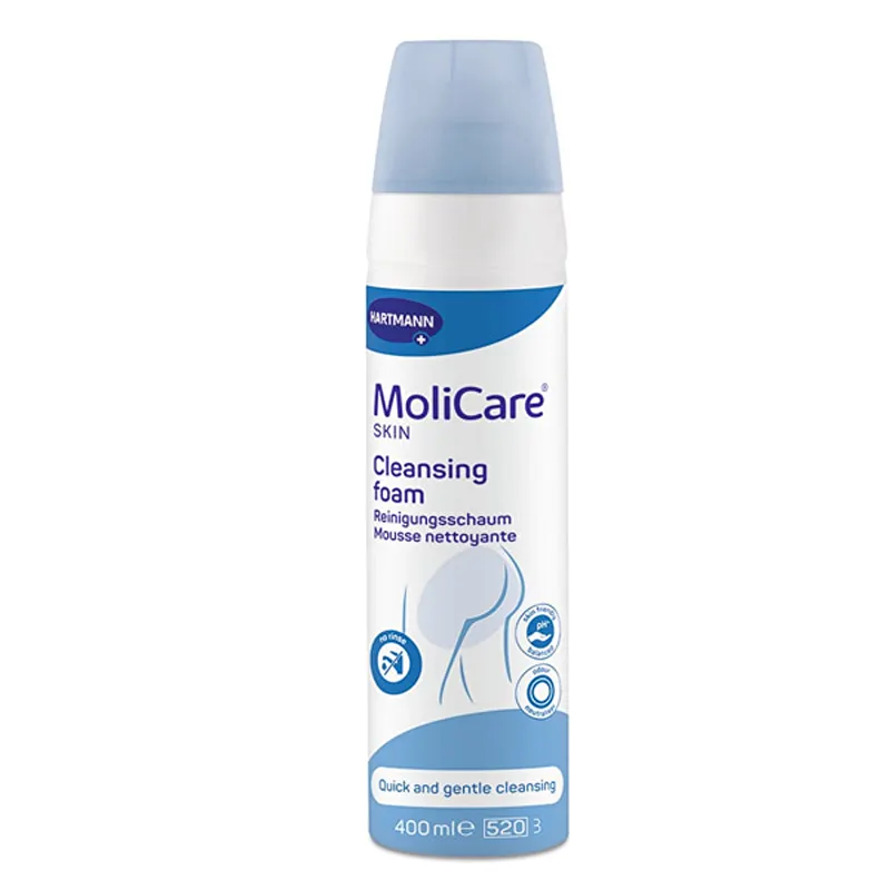 Mousse nettoyante MoliCare Skin – Nettoyage doux sans rinçage