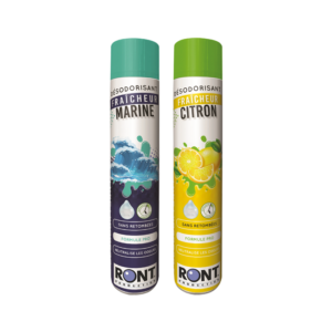 Désodorisant professionnel parfum citron 1000 ml – élimine les mauvaises odeurs et diffuse un parfum frais dans les espaces médicaux et collectifs.