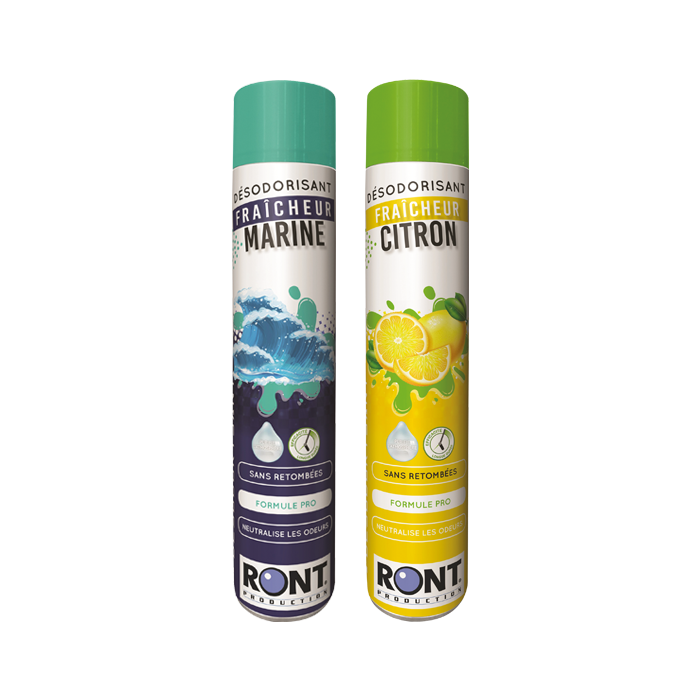 Désodorisant professionnel parfum citron 1000 ml – élimine les mauvaises odeurs et diffuse un parfum frais dans les espaces médicaux et collectifs.